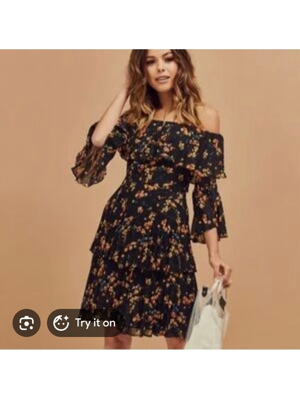 BARDOT Floral  Mini Dress Size Small in Excellent Condition